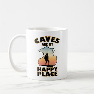 Caves are my Happy Place - Caving Coffee Mug