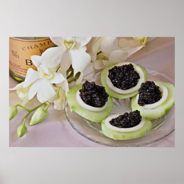 Caviar  flowers poster (Front)