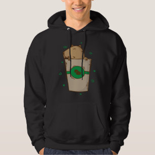 Caviidae Guinea Pig in Coffee Mug Hoodie