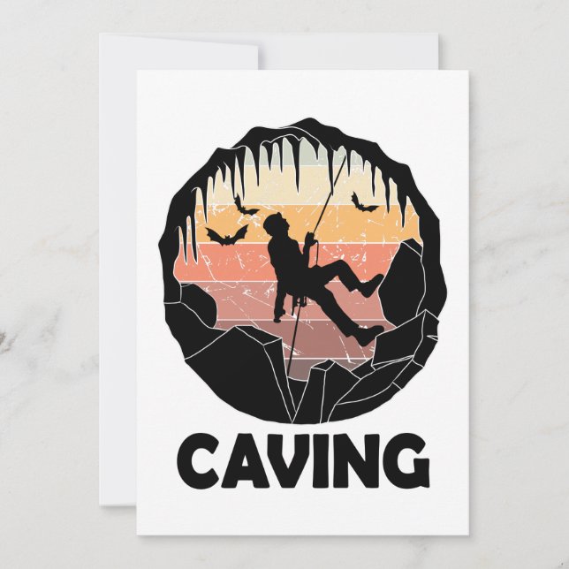 Caving - Cave Exploration Speleology (Front)