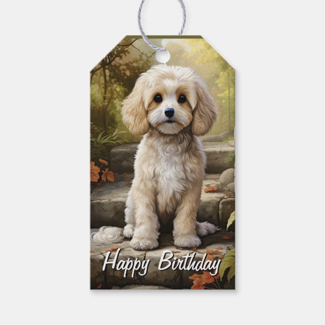 Cavoodle/Cavapoo Personalized Gift Tags (Front)