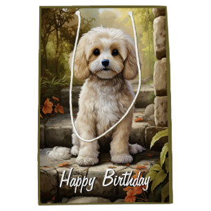 Cavoodle/Cavapoo Personalized Medium Gift Bag