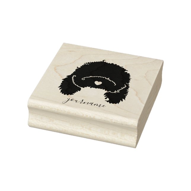 Cavoodle Poodle Cute Puppy Dog Rubber Stamp (Stamp)