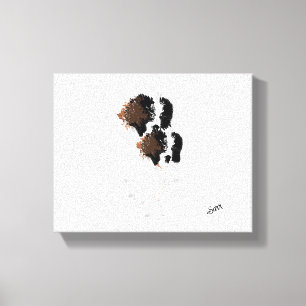 Cavvas Art : Caught In A Blizzard  Canvas Print