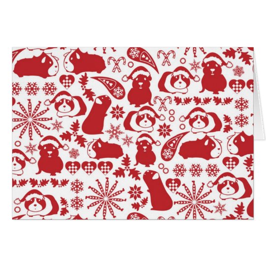 Cavy Christmas Card