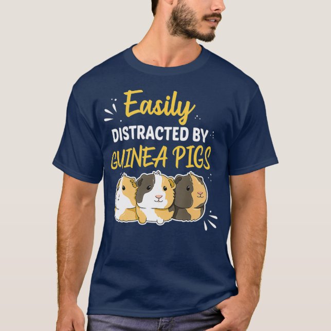 Cavy Design for a Guinea Pig Owner  (3) T-Shirt (Front)