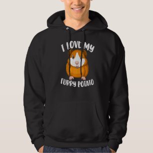 Cavy Guinea Pig Owners I Love My Furry Potato Hoodie