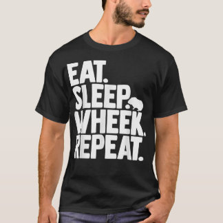 Cavy Lovers Guinea Pig Owners Eat, Sleep, Wheek, R T-Shirt