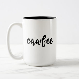 Cawfee Two-Tone Coffee Mug