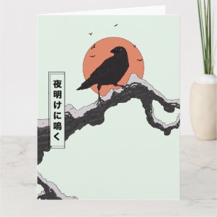 Cawing at Dawn Card