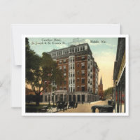 Cawthon Hotel, Mobile AL 1910s Vintage