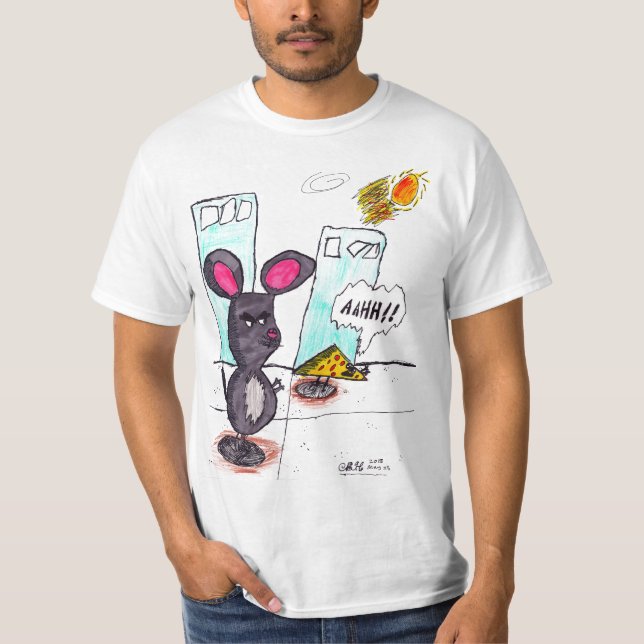 Caydie Harrington's Mouse and Cheese T-Shirt (Front)