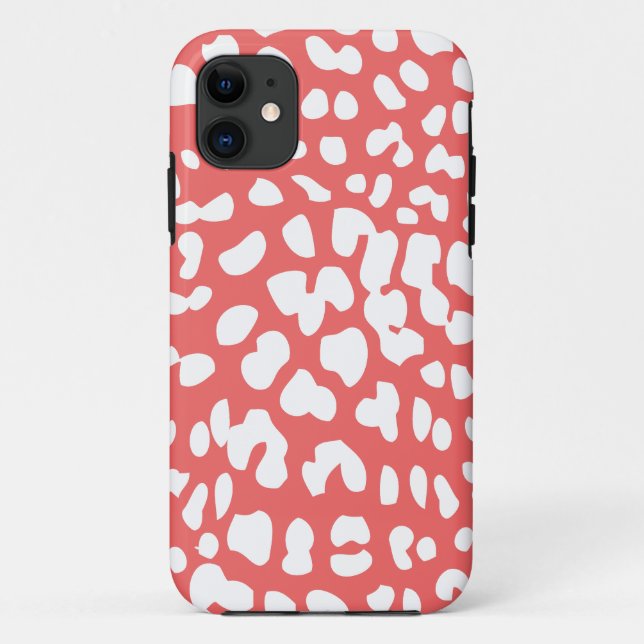 Cayenne and White Leopard Print iPhone 5 Case (Back)