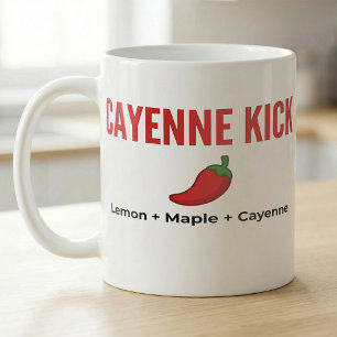 Cayenne Kick Lemon Maple Recipe Coffee Mug