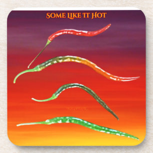 Cayenne Peppers Coaster