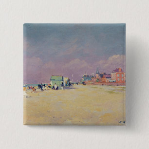 Cayeux-sur-Mer 2 Inch Square Button