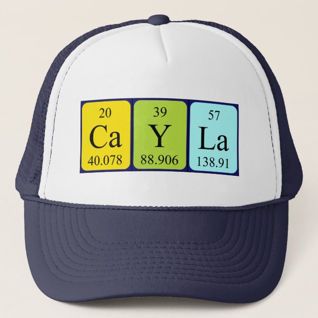 Cayla periodic table name hat (Front)