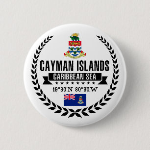 Cayman Islands 2 Inch Round Button