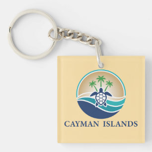 Cayman Islands Caribbean Keychain