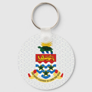 Cayman Islands Coat of Arms detail Keychain