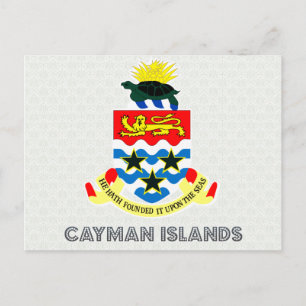 Cayman Islands Coat of Arms Postcard