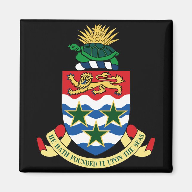 cayman islands emblem magnet (Front)