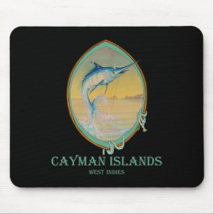 Cayman Islands Fishing Lovers Mouse Pad