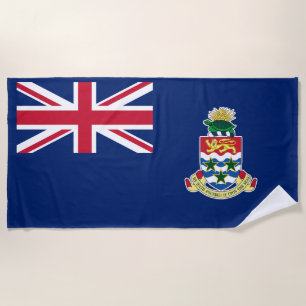 Cayman Islands Flag Beach Towel
