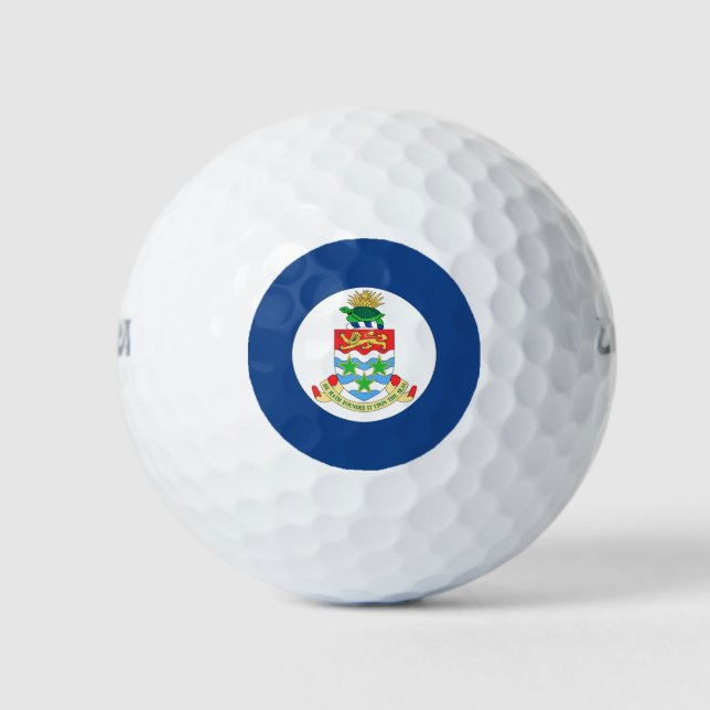 Cayman Islands Flag Golf Balls (Front)