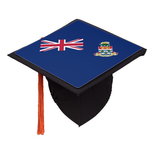 Cayman Islands Flag Graduation Cap Topper (Angled)