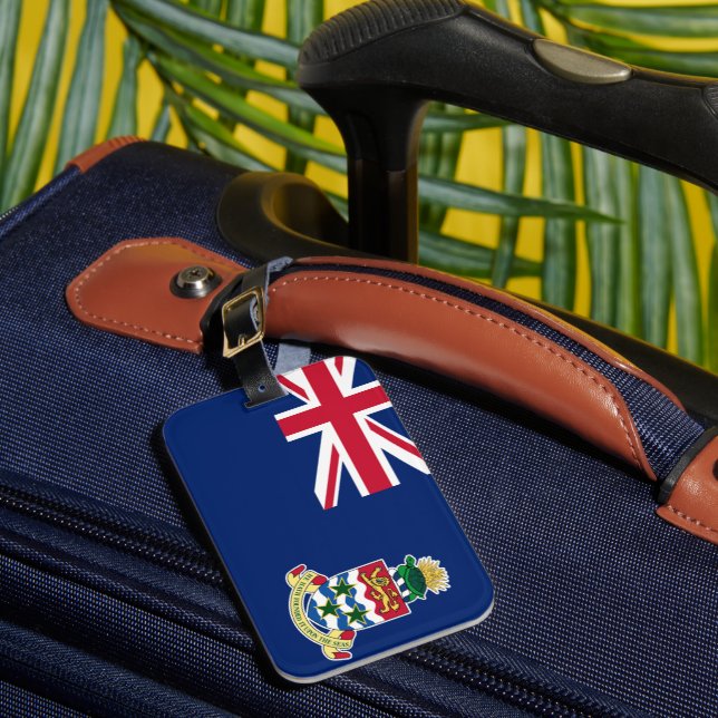 Cayman Islands flag Luggage Tag (Front Insitu 1)