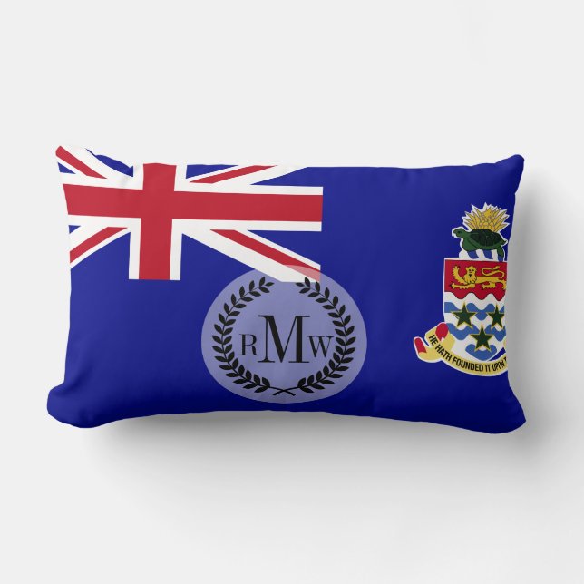 Cayman Islands Flag Lumbar Pillow (Front)