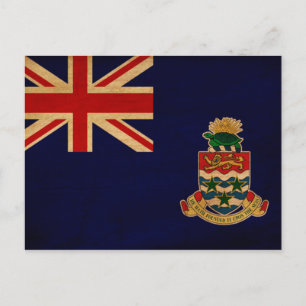 Cayman Islands Flag Postcard