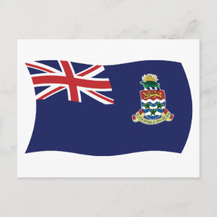 Cayman Islands Flag Postcard