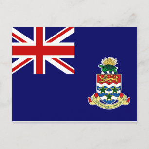Cayman Islands Flag Postcard