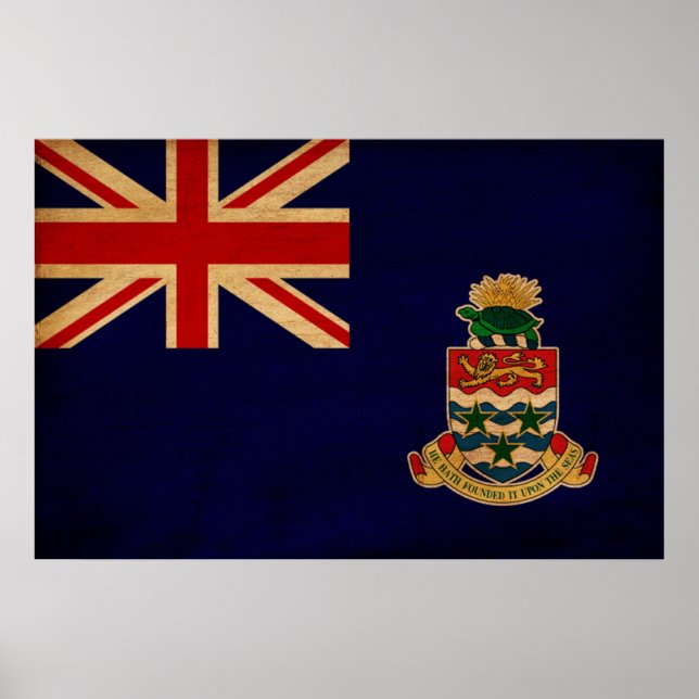 Cayman Islands Flag Poster (Front)