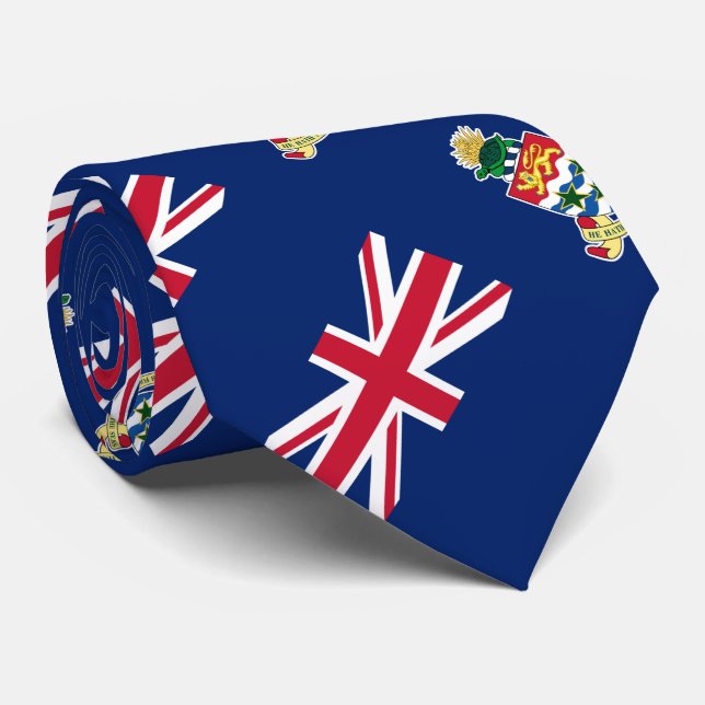 Cayman Islands Flag Tie (Rolled)