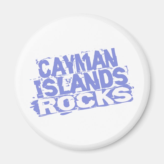 Cayman Islands Rocks Magnet (Front)