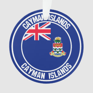 Cayman Islands Round Emblem Ornament