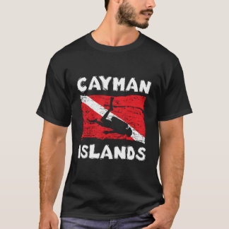 Cayman Islands Scuba Diving Flag Divers Gift For C T-Shirt