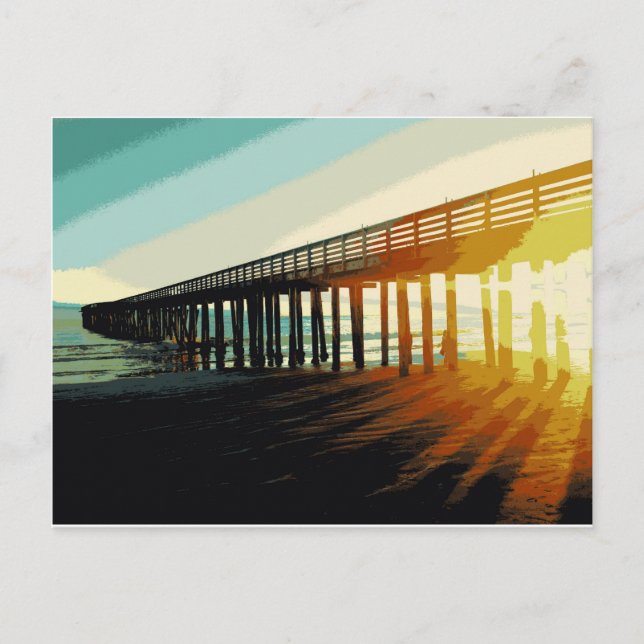 Cayucos Pier Postcard (Front)