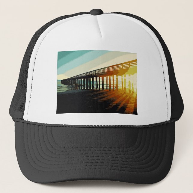 Cayucos Pier Trucker Hat (Front)