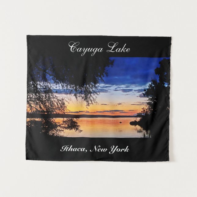 CAYUGA LAKE CANVAS  TAPESTRY (Front (Horizontal))