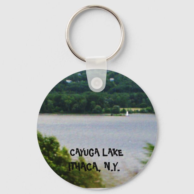 CAYUGA LAKE, ITHACA, N.Y. keychain (Front)