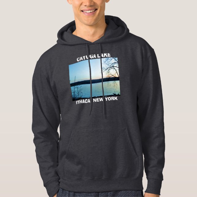 CAYUGA LAKE, ITHACA, NEW YORK hoody (Front)