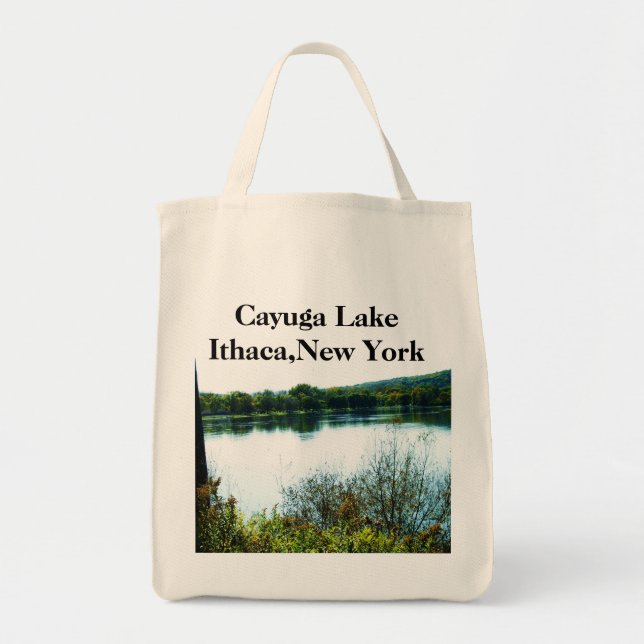 CAYUGA LAKE,ITHACA tote bag (Front)