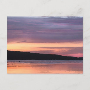 Cayuga Lake Sunset Postcard