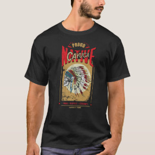 Cayuga Native American Indian Warrior Tribe Proud  T-Shirt