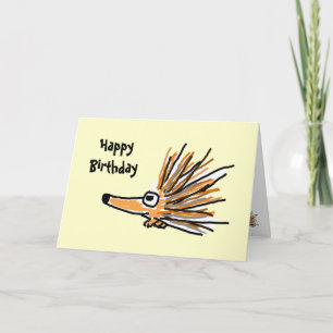 CB- Funny Porcupine Birthday Card