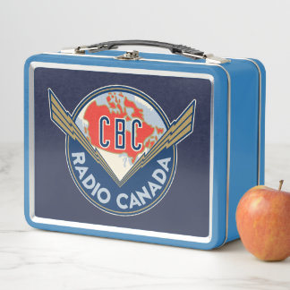 CBC 1940s Logo Metal Lunch Box